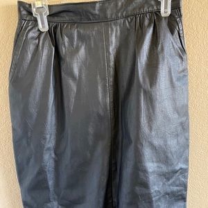 Leather skirt